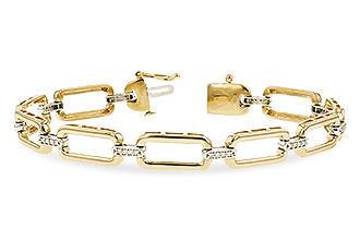A291-96664: BRACELET .25 TW (7.5" - B207-42137 WITH LARGER LINKS)