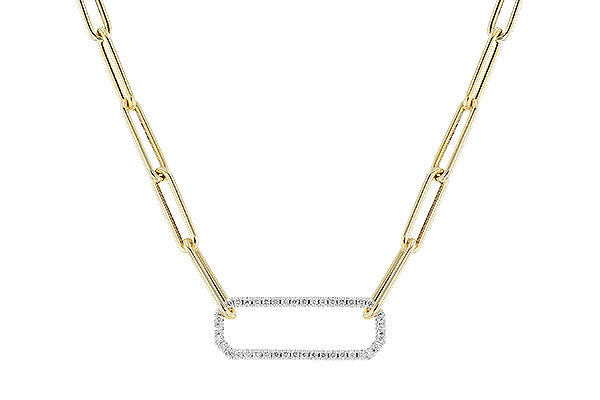 B291-91264: NECKLACE .50 TW (17 INCHES)