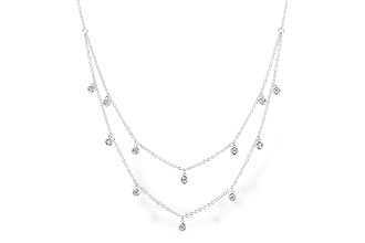 B291-92164: NECKLACE .22 TW (18 INCHES)