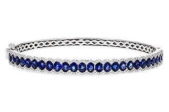 A292-89373: BANGLE 5.09 TW SAPPHIRE 5.65 TGW