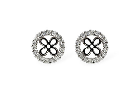 E205-58473: EARRING JACKETS .30 TW (FOR 1.50-2.00 CT TW STUDS)