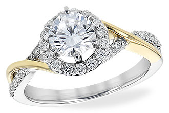 E207-43964: LDS SEMI DIA RG .31 TW