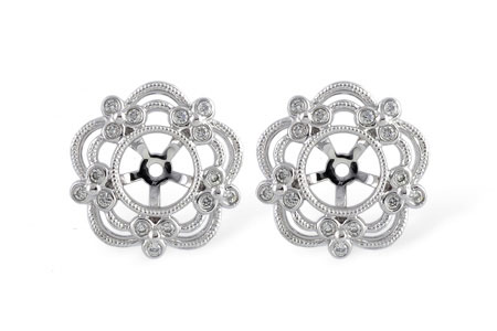 F203-76718: EARRING JACKETS .16 TW (FOR 0.75-1.50 CT TW STUDS)