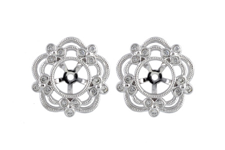 F203-76718: EARRING JACKETS .16 TW (FOR 0.75-1.50 CT TW STUDS)