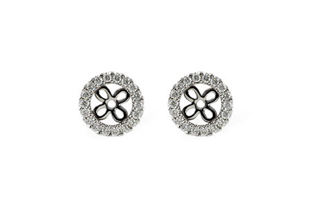 F205-58464: EARRING JACKETS .24 TW (FOR 0.75-1.00 CT TW STUDS)