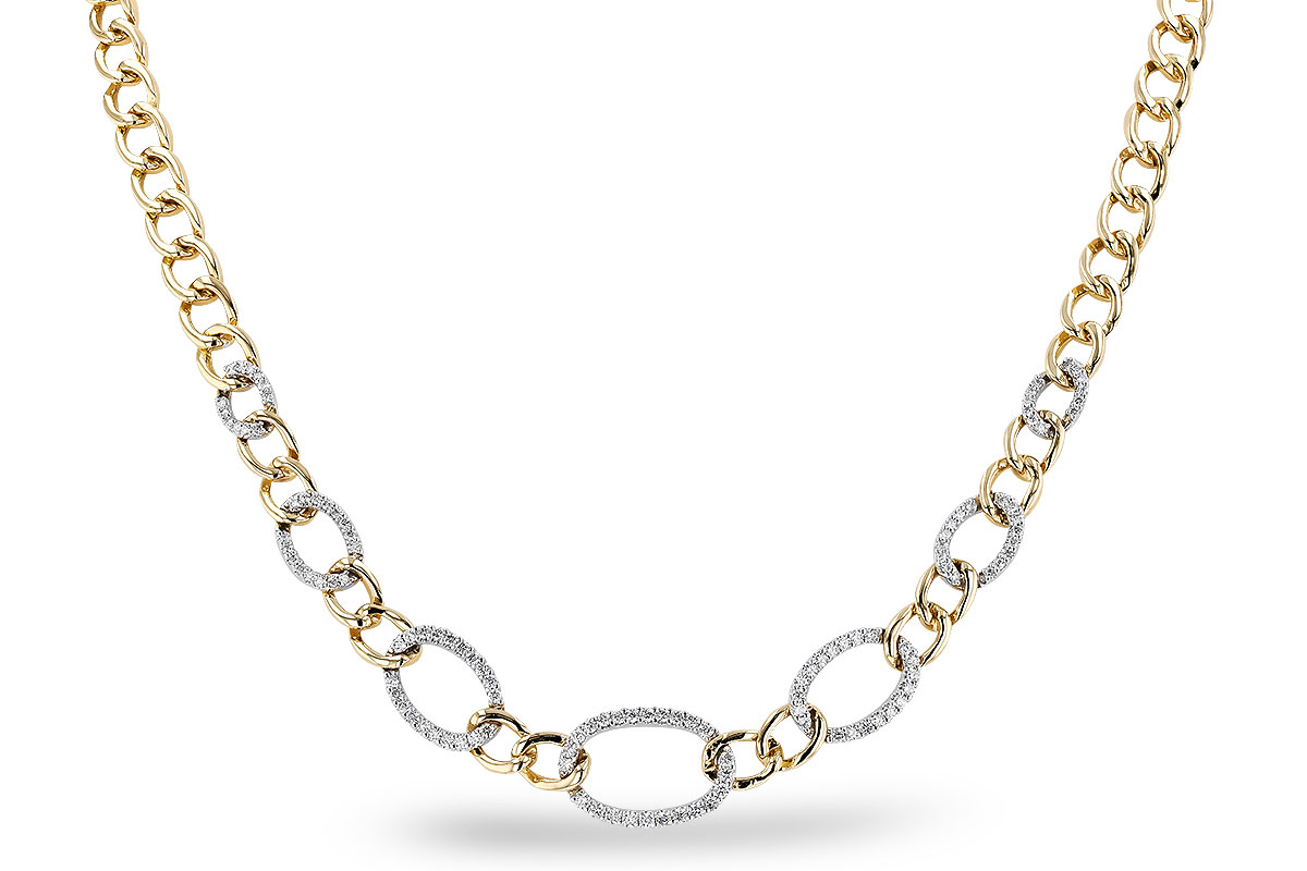 G291-92154: NECKLACE 1.15 TW (17")