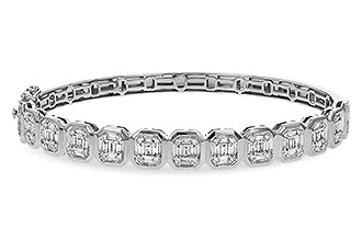 H292-82154: BANGLE .81 TW BAGUETTE 1.00 TW