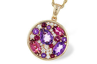 M292-88536: NECK 1.83 TW SEMI-PRECIOUS (P.TOUR, AMY) 2.00 TGW